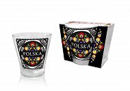 Szklanka whisky Polska - Folk 1 (czarna)