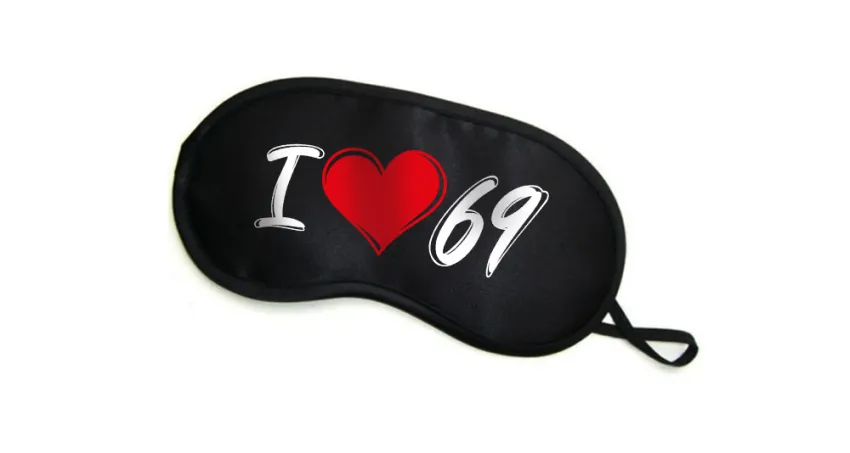 Opaska na oczy - I love 69