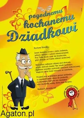 Dyplom - Pogodnego kochanego Dziadka