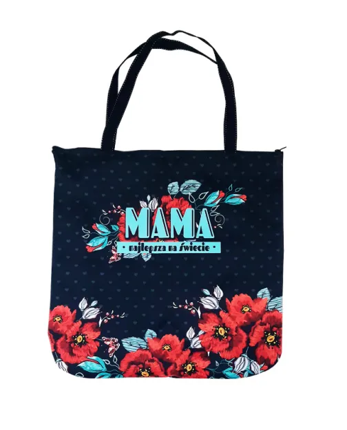 Torba z zamkiem - Mama najlepsza na świecie