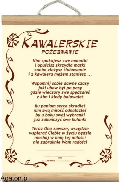 Dyplom - Kawalerskie pożegnanie