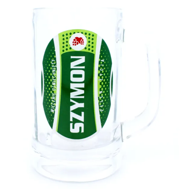 Kufel 0.3L - Szymon Wiecznie uśmiechnięty pełen życia