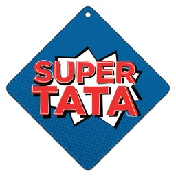 Tabliczka metalowa - Super Tata
