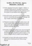 Karta pływacka - 2