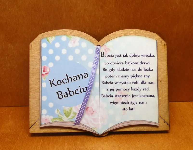 Księga okolicznościowa - Kochana Babcia, Babcia jest jak dobra wróżka ....