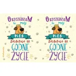 Skarbonka puszka - Oszczędzam bo mój pies zasługuje na godne życie. - 2