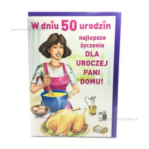 Karnet A5 - W dniu 50 urodzin!