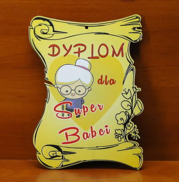 Dyplom dla super Babci