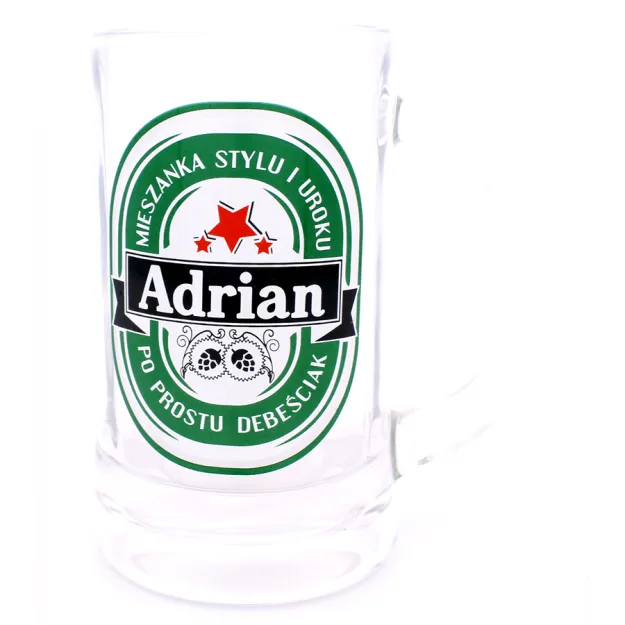 Kufel 0.3L - Adrian Mieszanka stylu i uroku po prostu debeściak