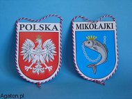 Mikołajki - Polska - proporczyk