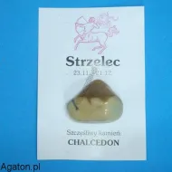 STRZELEC - szczęśliwy kamień zodiaku- CHALCEDON