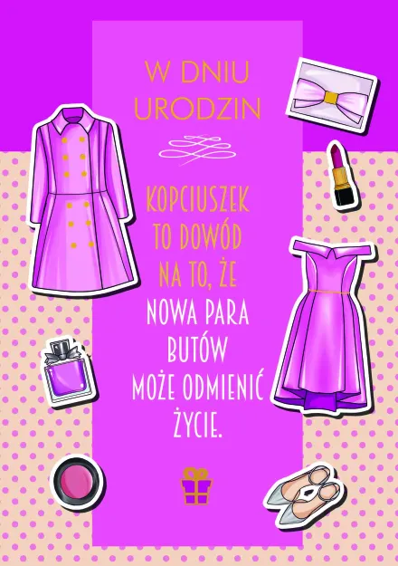 Karnet 3D z życzeniami - W dniu urodzin, Kopciuszek to dowód na to, że nowa para butów może odmienić życie