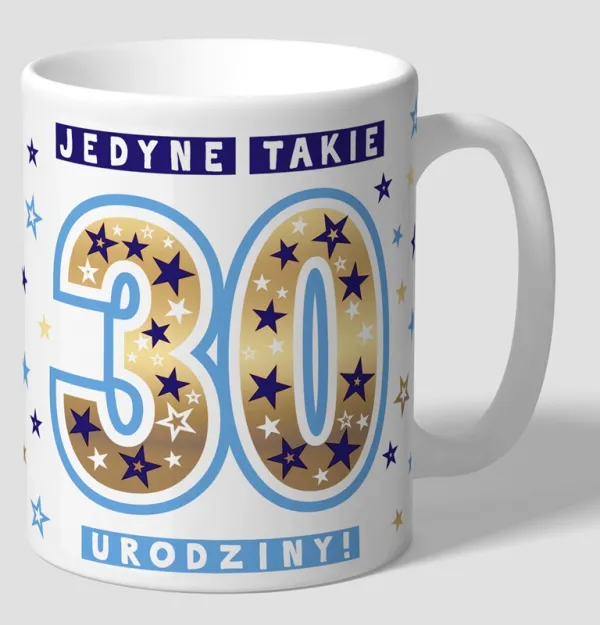 Kubek premium - Jedyne takie 30 urodziny