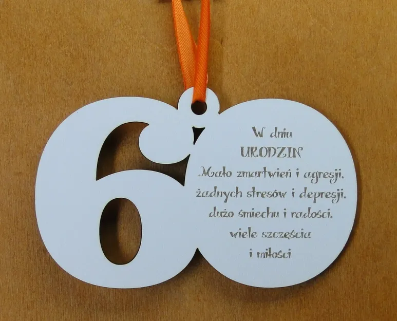 Zawieszka - W dniu 60 urodzin