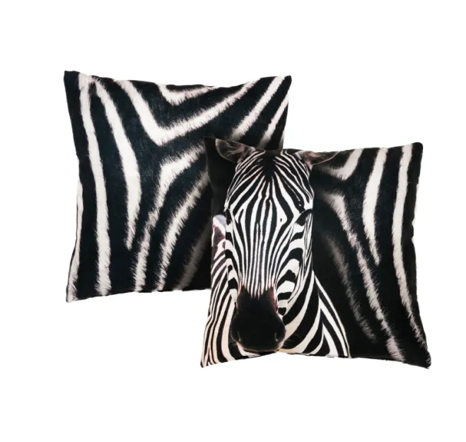 Poduszka obustronna śr. - Egzotic - Zebra