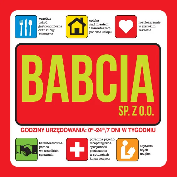 Podkładka pod kubek - Babcia sp. z o.o.