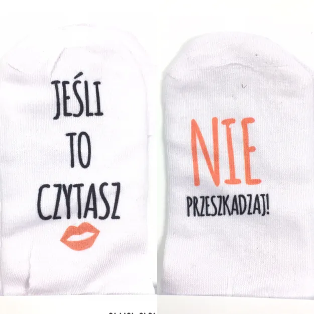 Skarpety - Jeśli to czytasz / Nie przeszkadzaj!