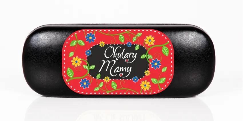 Etui na okulary - Mamy (czarne tło)
