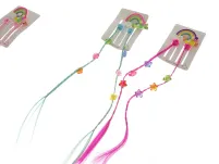 Zestaw 2 doczepianych warkoczyków ze spinkami - 5
