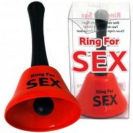 Dzwonek czerwony - Ring for sex - w przezroczystym etui