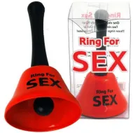 Dzwonek czerwony - Ring for sex - w przezroczystym etui