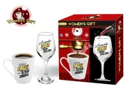 Zestaw Gifts Womens 2 - Kubek + kieliszek do wina