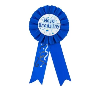 Kotylion niebieski - Moje Urodziny