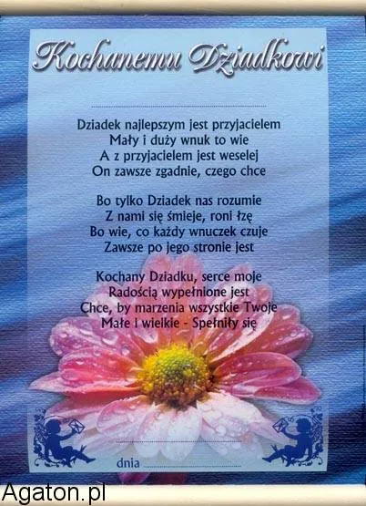 Dyplom - Kochanemu dziadkowi