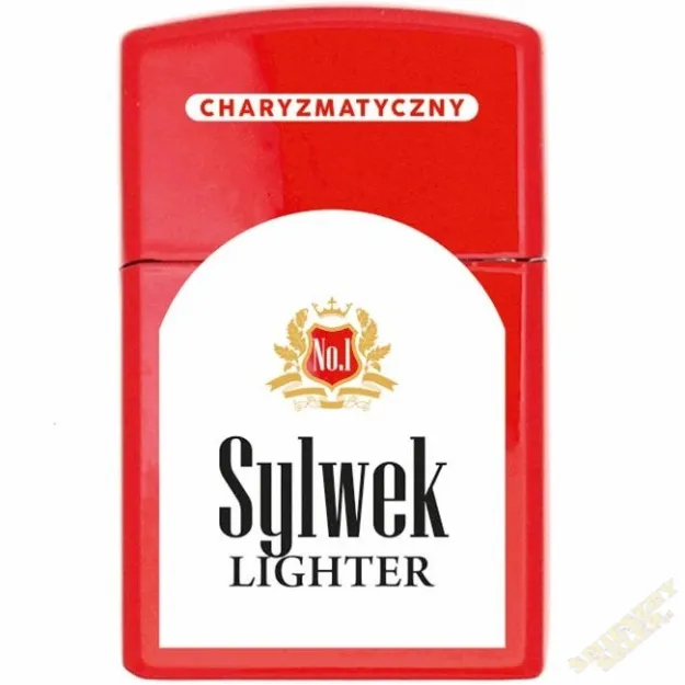 Zapalniczka z imieniem - Charyzmatyczny Syłwek (czerwona)