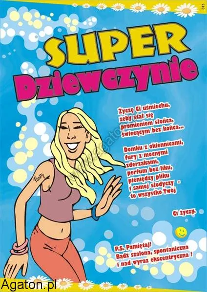 Dyplom - Super dziewczynie