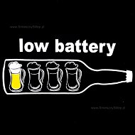Koszulka - Low battery