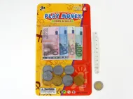 Zestaw banknoty i bilony euro - zabawka