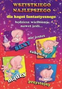 Karnet C5 - Wszystkiego najlepszego dla kogoś fantastycznego...
