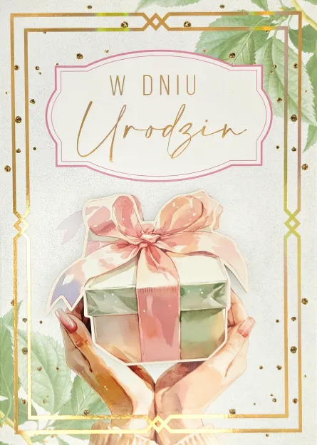 Karnet 3K - W dniu urodzin (prezent)