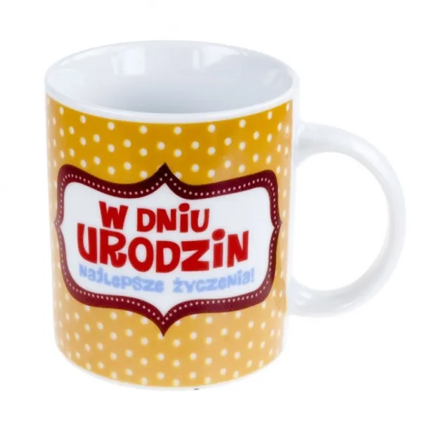 Kubek Kukartka - W dniu urodzin, wszystkiego najlepszego