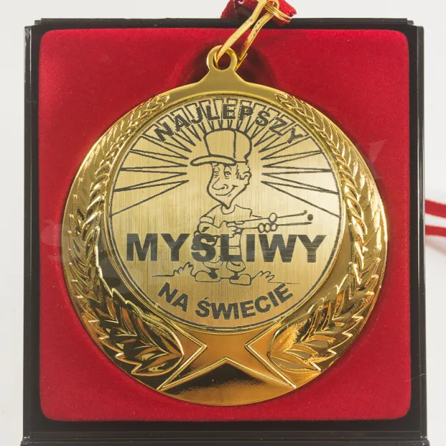 Medal w etui - Najlepszy myśliwy na świecie