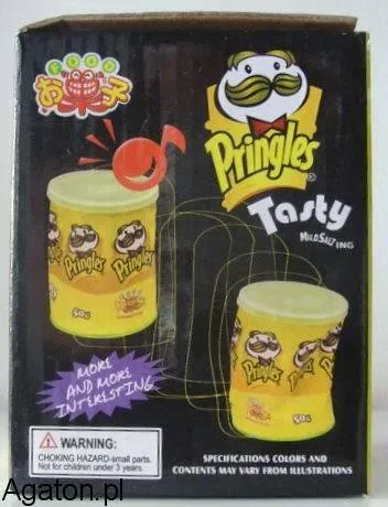 Żywe chipsy w puszce dla łasucha