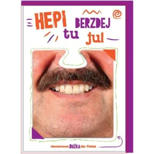 Karnet buźka - Hepi berzdej tu ju!