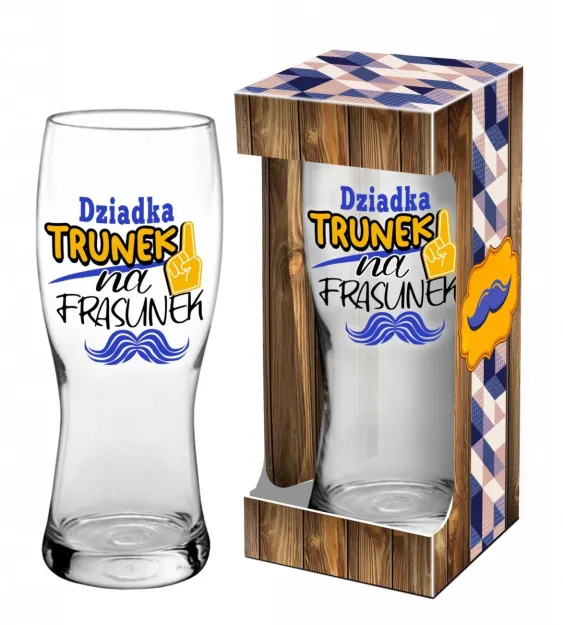 Szklanka do piwa - Dziadka trunek na frasunek