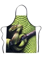 Fartuch kuchenny egzotic - Wąż (zielony)