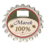Otwieracz, podstawka, magnes 3w1 - Marek - 100% facet - 2
