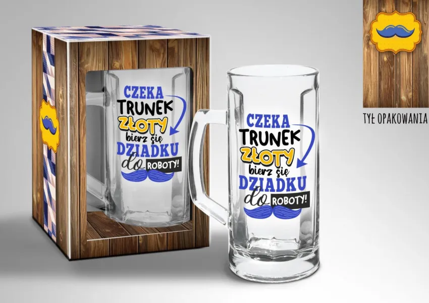 Kufel - Czeka trunek złoty, bierz się Dziadku do roboty!