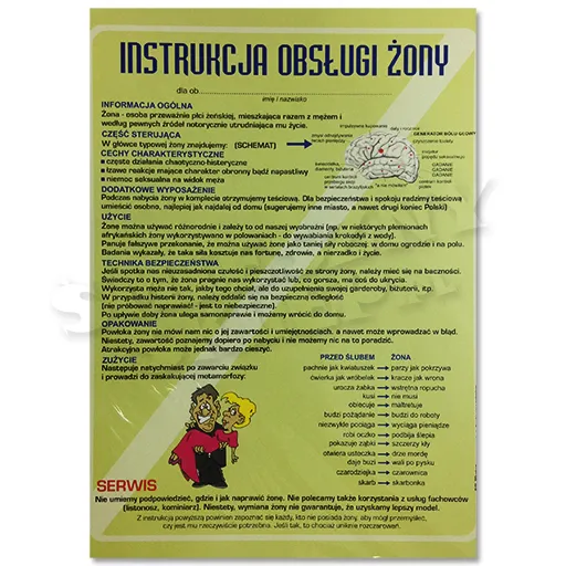Dyplom - Instrukcja obsługi Żony