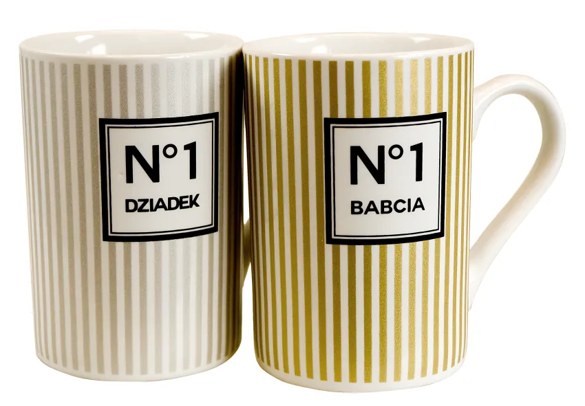 Kubki para - No 1 Babcia / No 1 Dziadek