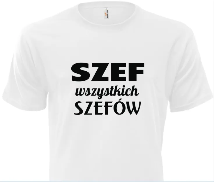 Koszulka biała - Szef wszystkich szefów