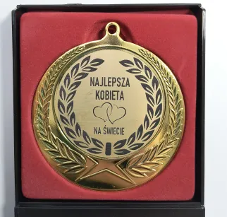 Medal w etui - Najlepsza kobieta na świecie