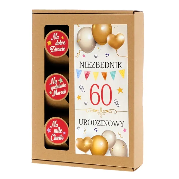 Niezbędnik prezentowy - Urodzinowy. 60 lat.