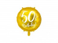 Balon urodzinowy - 50th Birthday! (45 cm)
