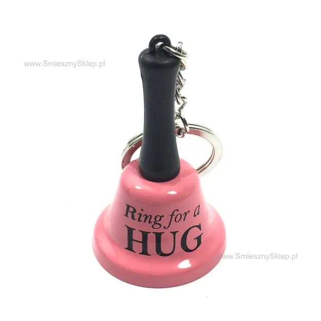 Dzwonek brelok - Ring for a hug (dzwonek do przytulenia)