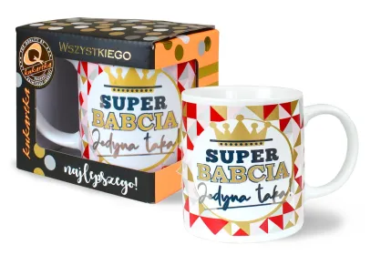 Kubek premium - Super Babcia jedyna taka